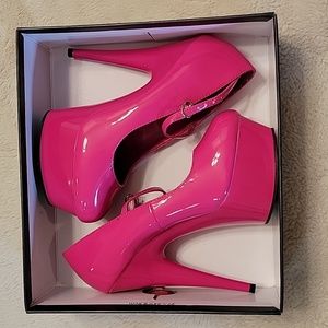 Hot Pink platform Pleaser